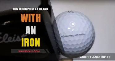 Mastering the Art of Compressing Golf Balls with Irons