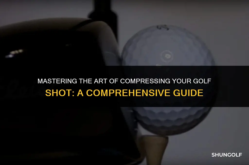 how to compress a golf shot