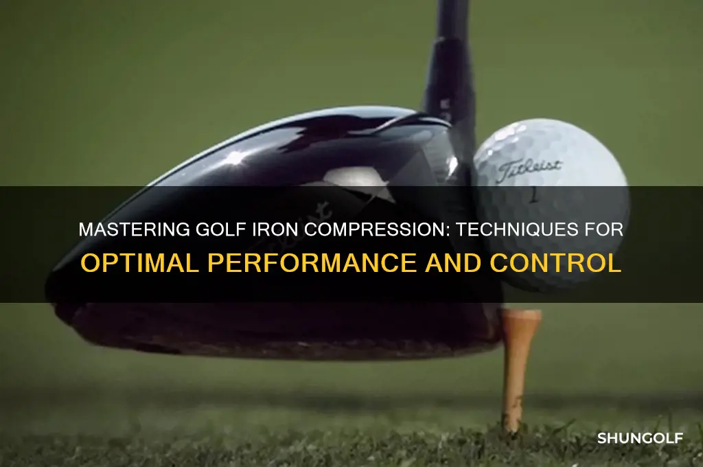 how to compress golf irons