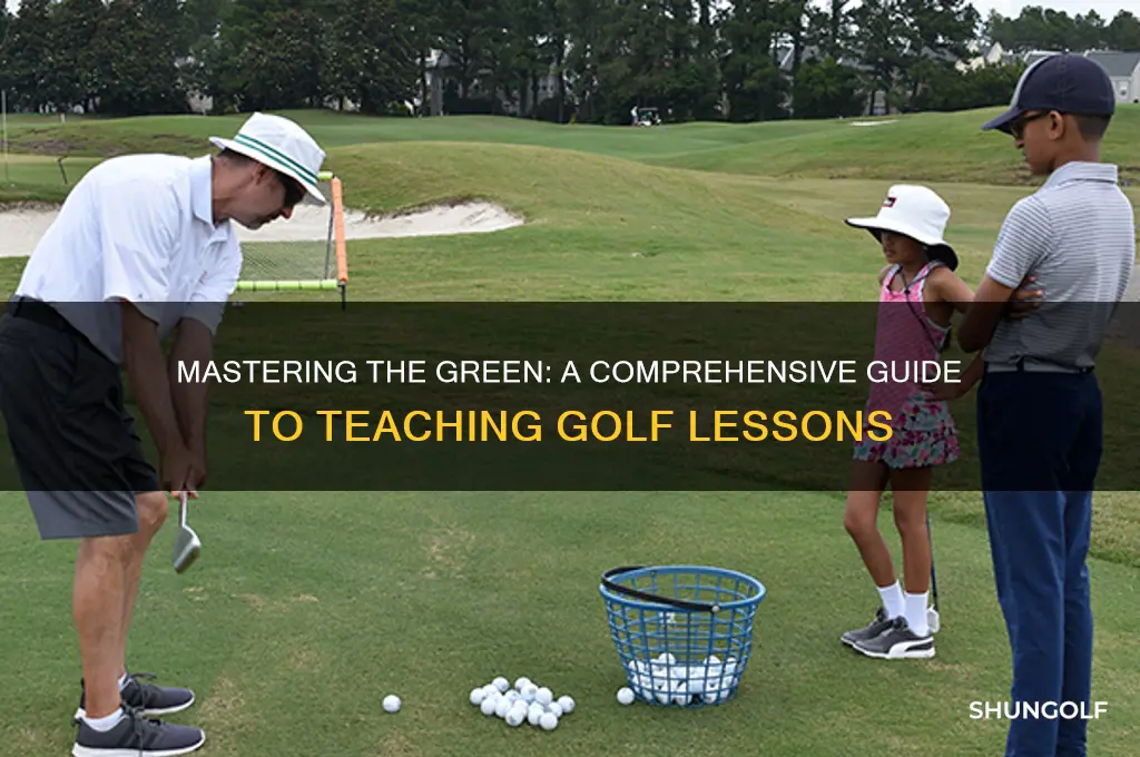 how to conduct a golf playing lesson
