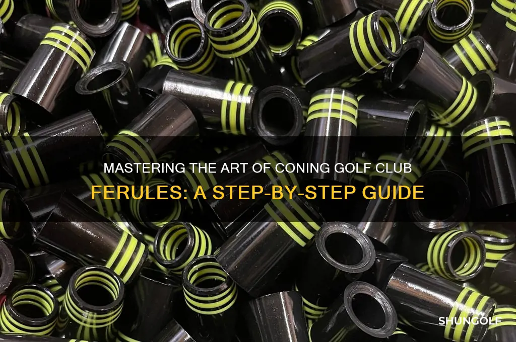how to cone golf club ferules