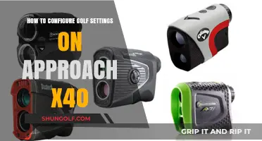 Mastering Your Approach X40: A Guide to Golf Settings Configuration