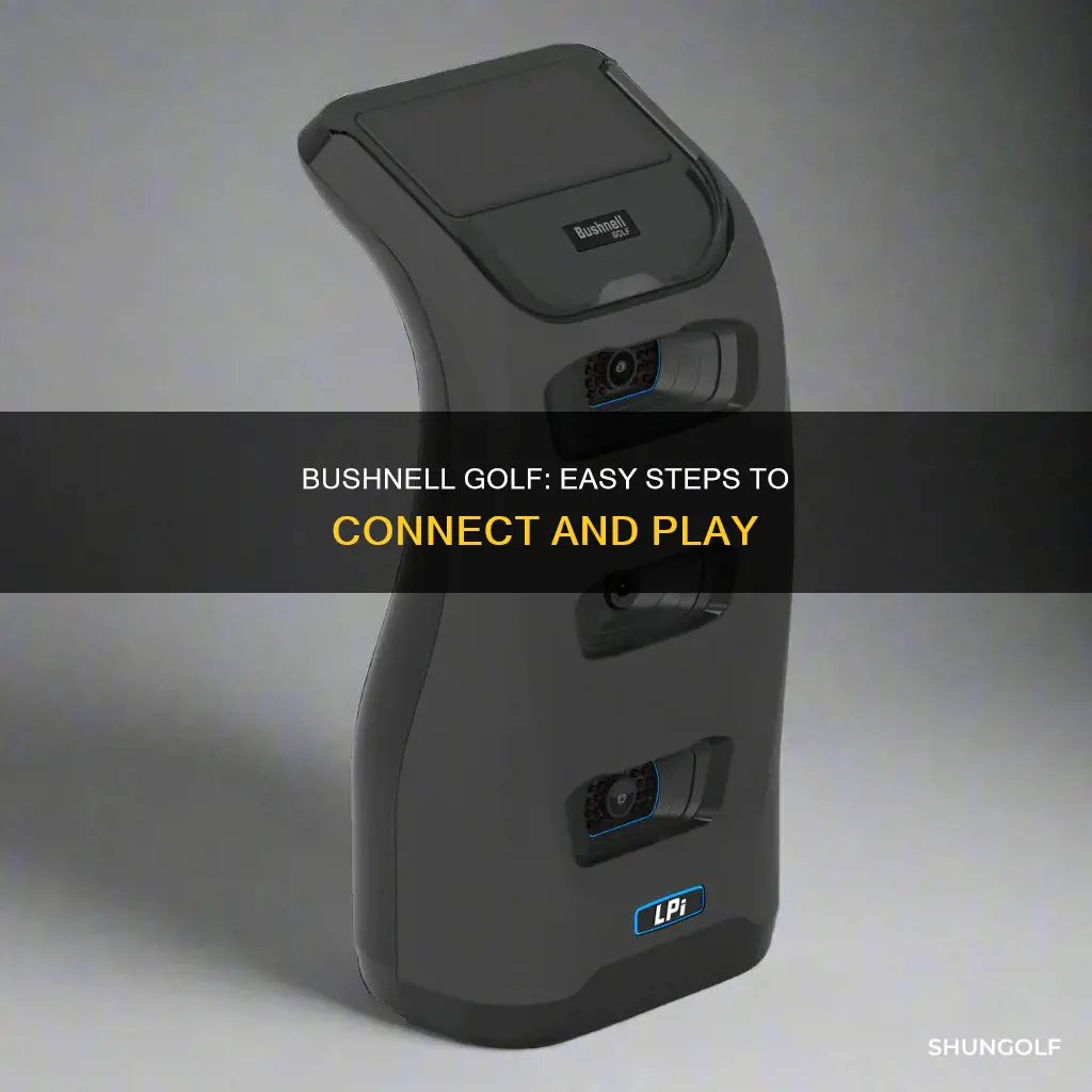 how to connect bushnell golf