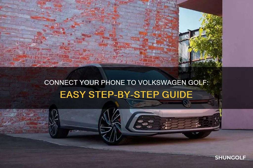 how to connect my phone to my volkswagen golf