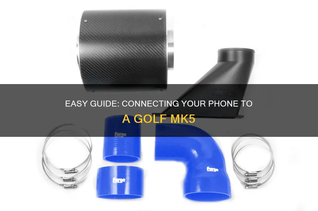 how to connect phone to golf mk5