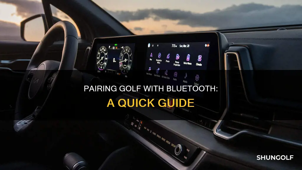 how to connect to golf bluetooth