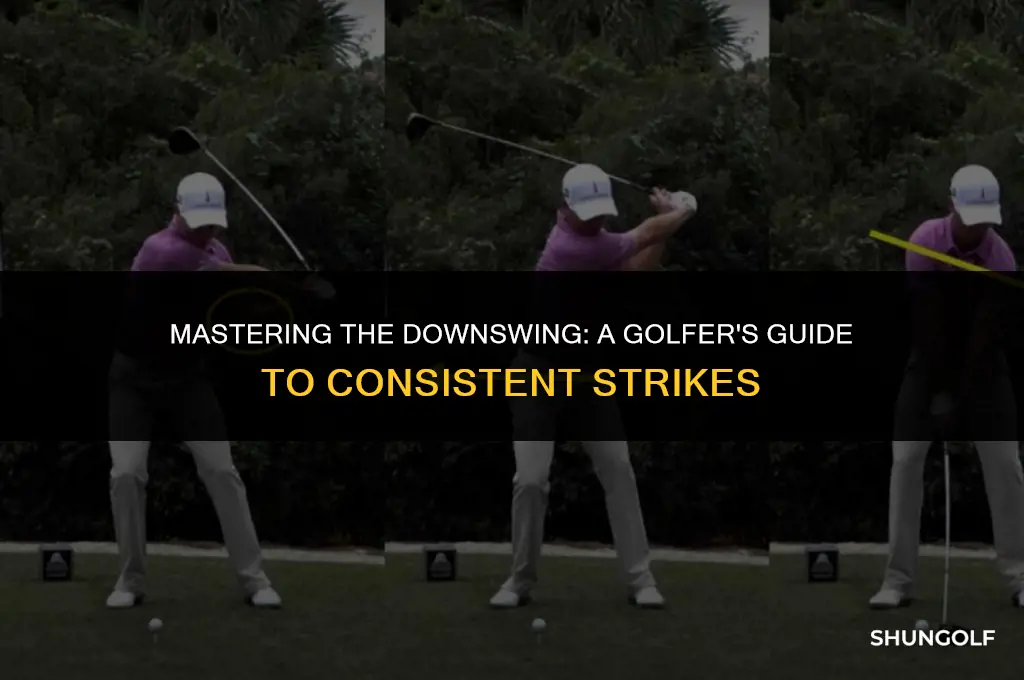 how to consistently hit down on the golf ball