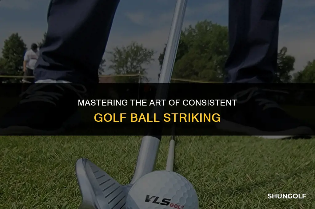 how to consistently strike a golf ball