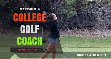 Mastering the Art of Contacting College Golf Coaches: A Step-by-Step Guide