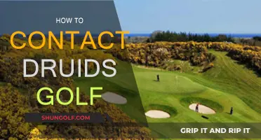 Get in Touch: Druids Golf