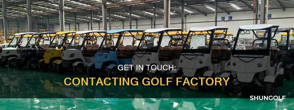 how to contact golf factory