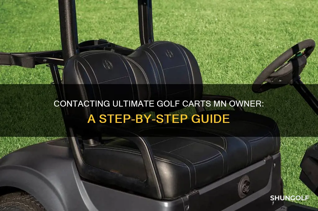 how to contact owner of ultimate golf garts mn