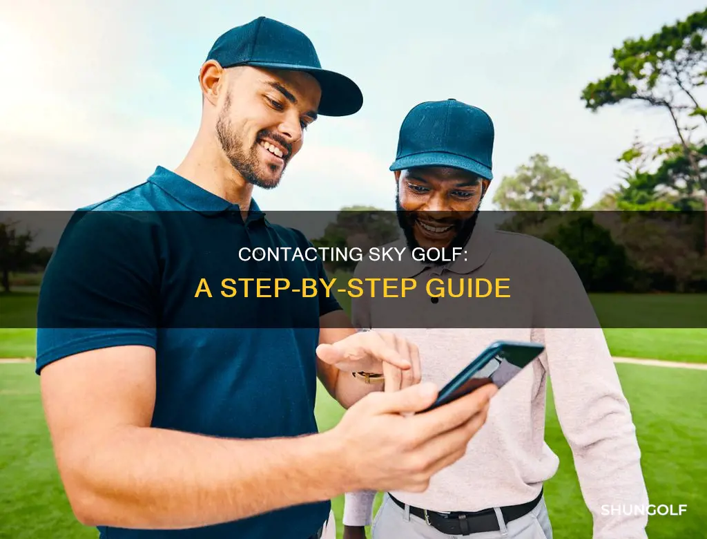how to contact sky golf