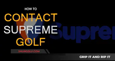 Supreme Golf: Contacting the Pros