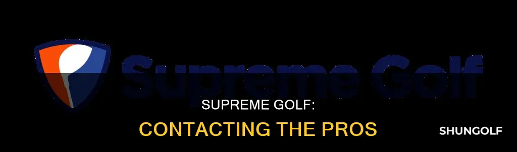 how to contact supreme golf