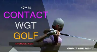 Get in Touch: Contacting WGT Golf