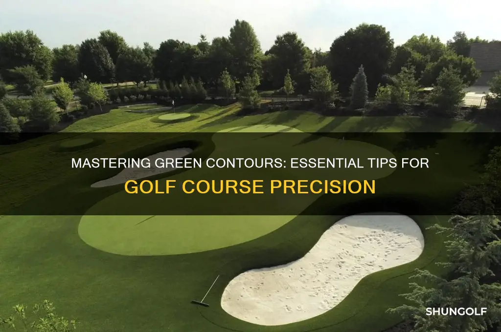 how to contours golf course green