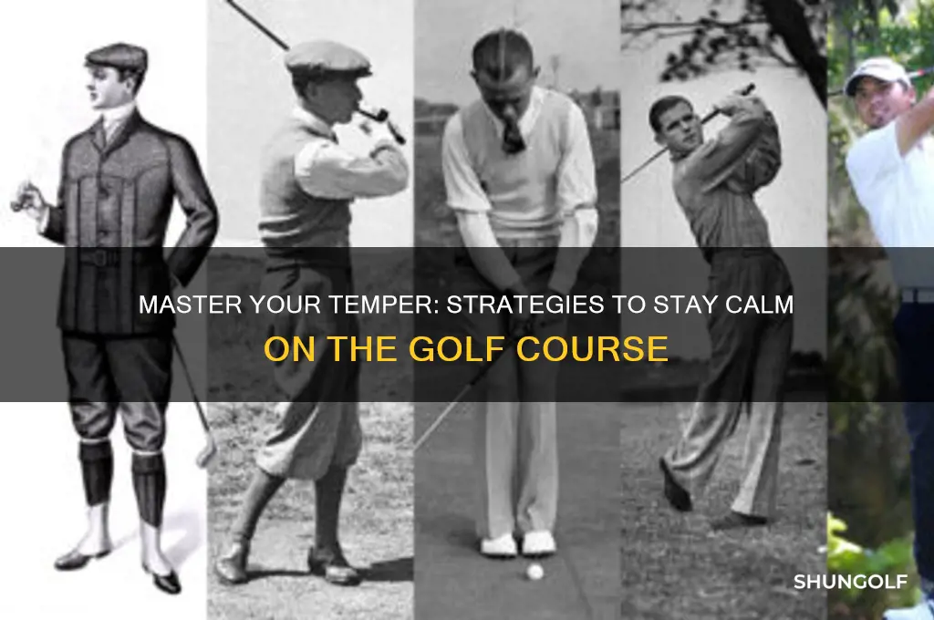 how to control anger on golf course