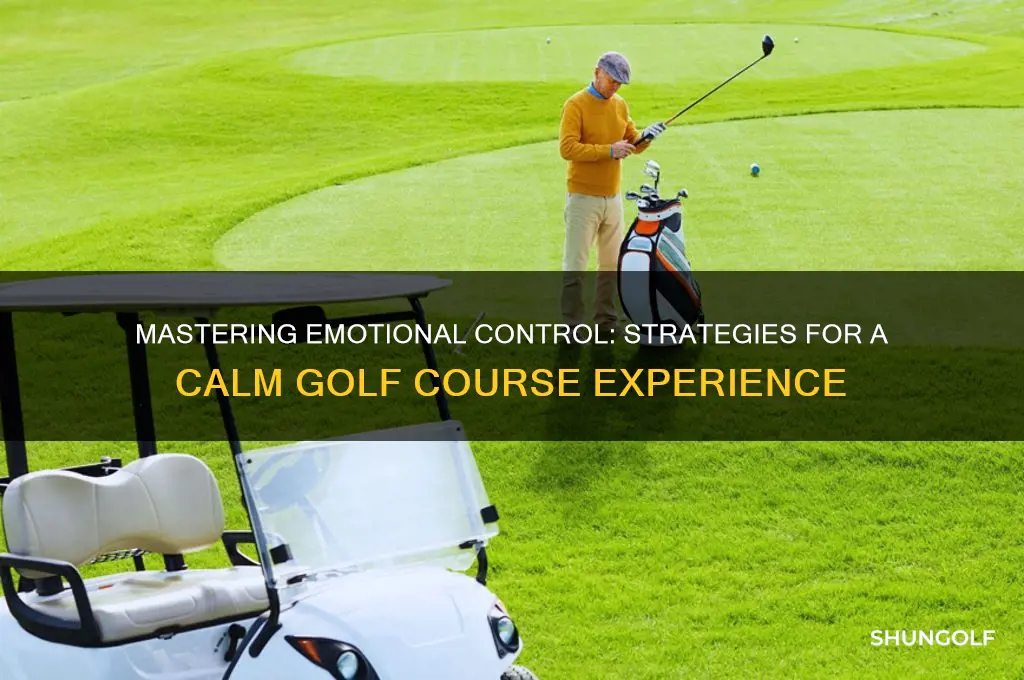 how to control emotions on golf course