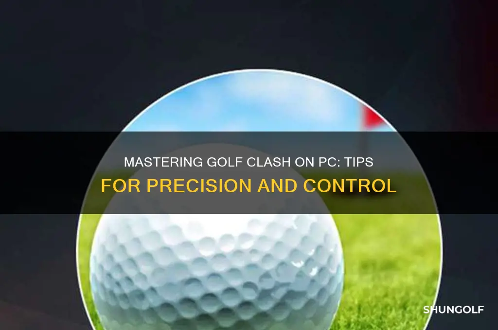how to control golf clash on pc