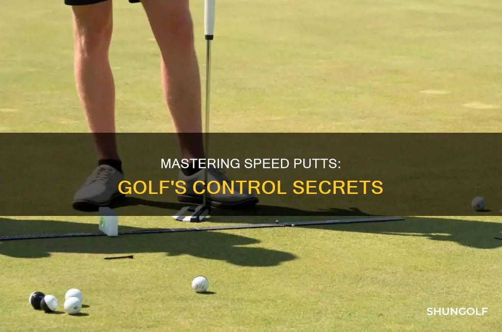 how to control speed putts golf