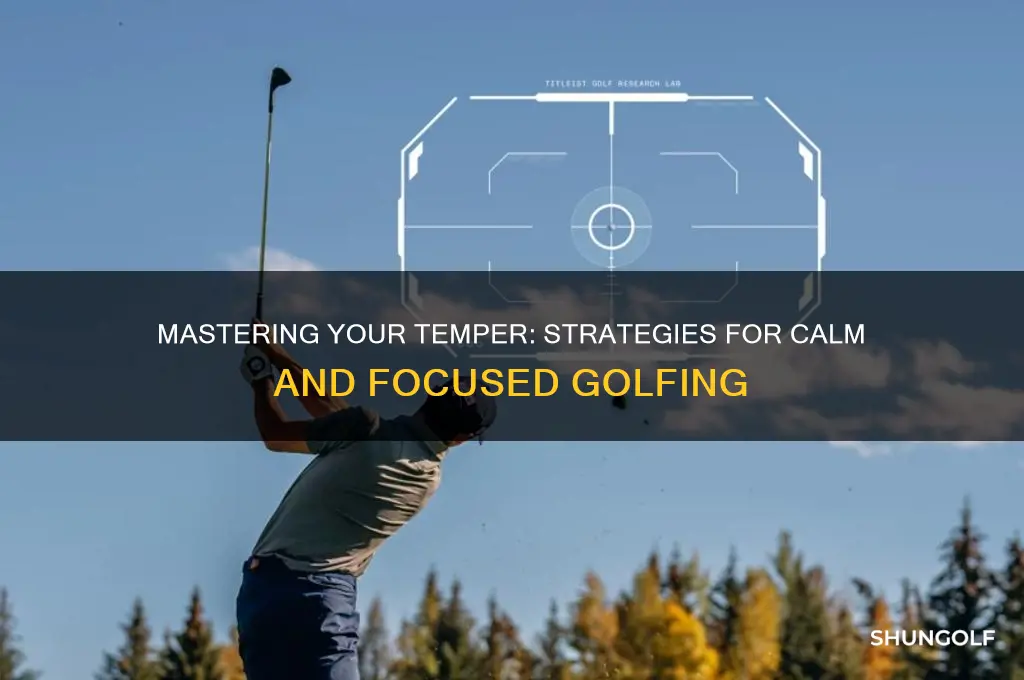 how to control temper on golf course