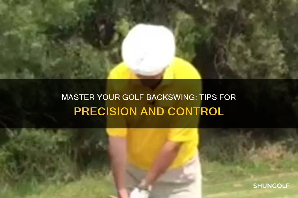 how to control your backswing in golf