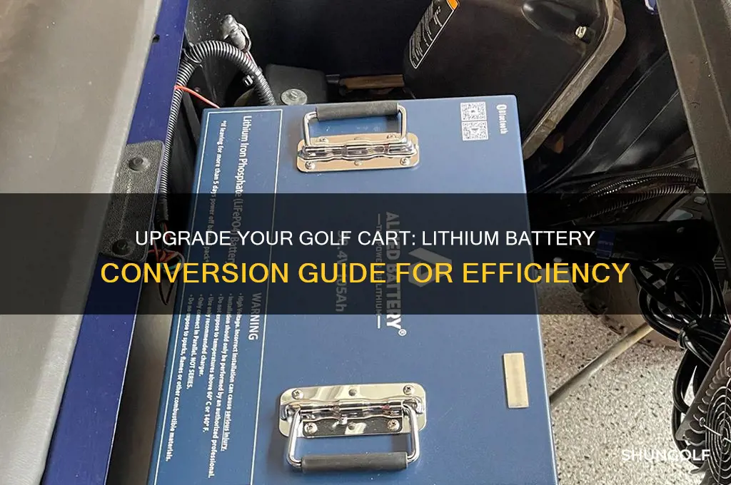 how to conversion a golf cart to lithium batteries