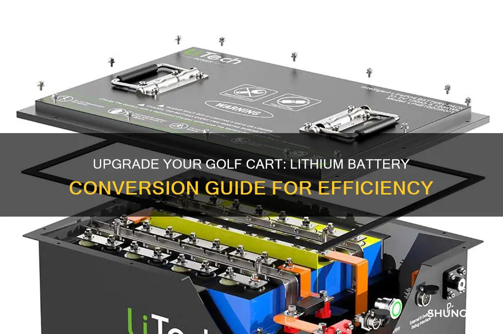 how to convert a golf cart to lithium batteries