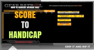 Mastering Your Golf Handicap: Converting Average Scores Made Simple