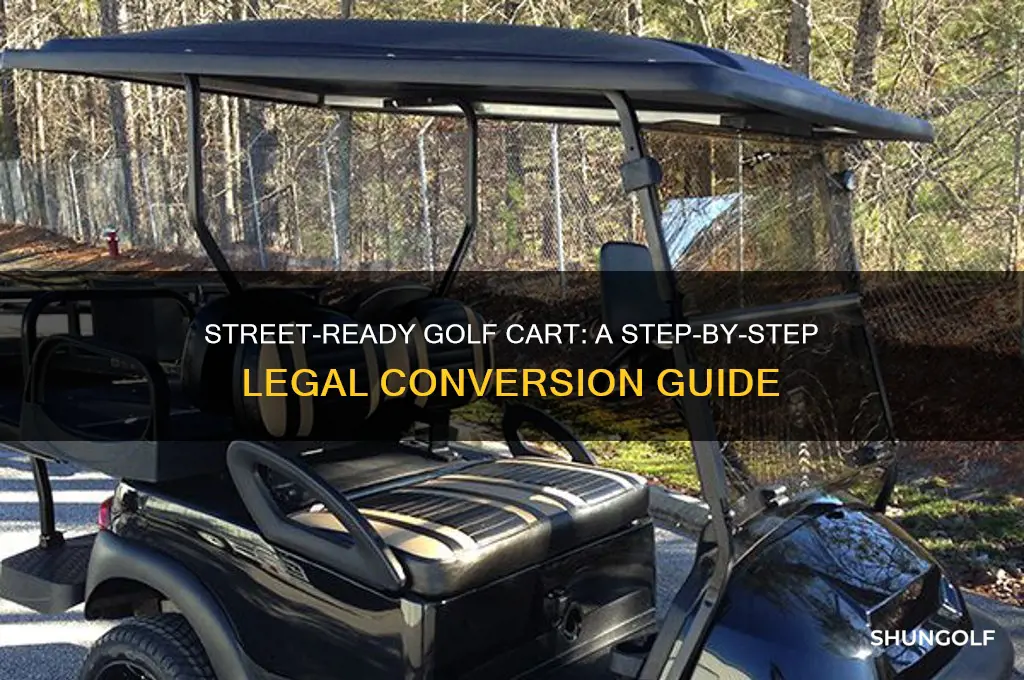 how to convert golf cart to street legal
