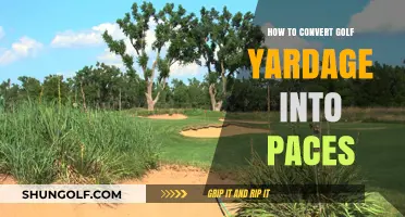 Mastering Golf Yardage: Convert Distances into Paces Easily