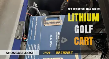 Upgrade Your Golf Cart: Lead-Acid to Lithium Conversion Guide
