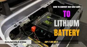 Upgrade Your RXV Golf Cart: Lithium Battery Conversion Guide