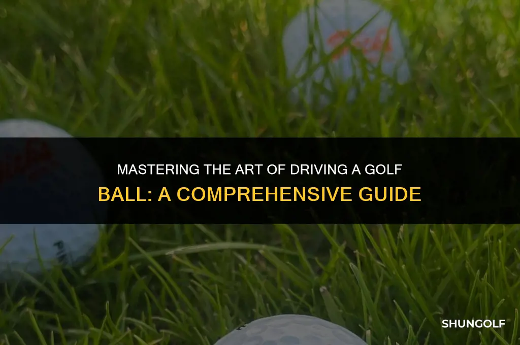 how to correclty drive a golf ball
