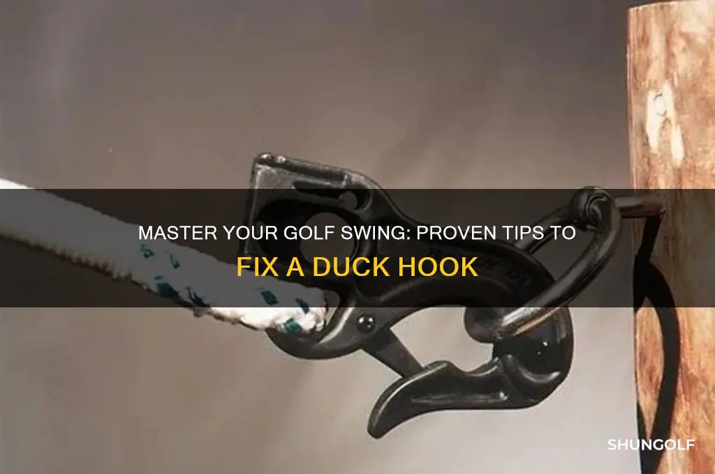 how to correct a duck hook in golf