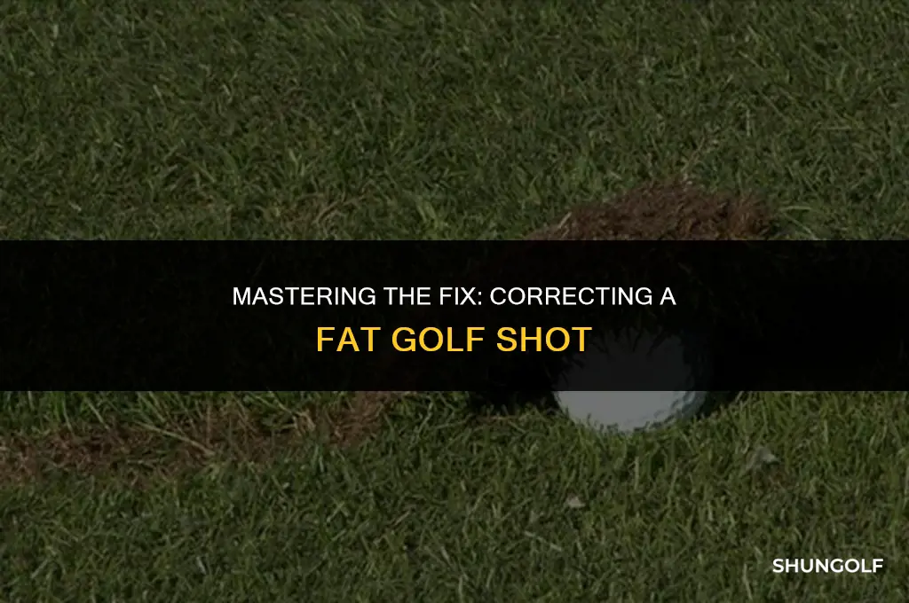 how to correct a fat golf shot