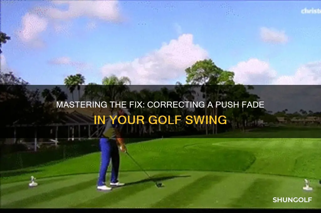 how to correct a push fade in golf