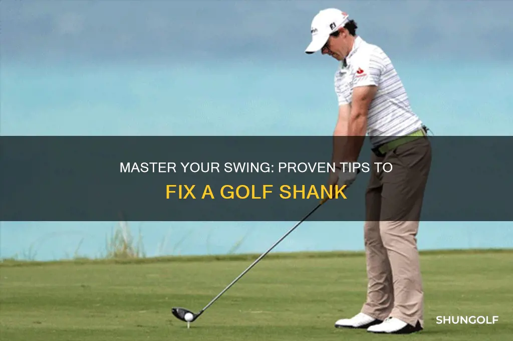how to correct a shank in golf