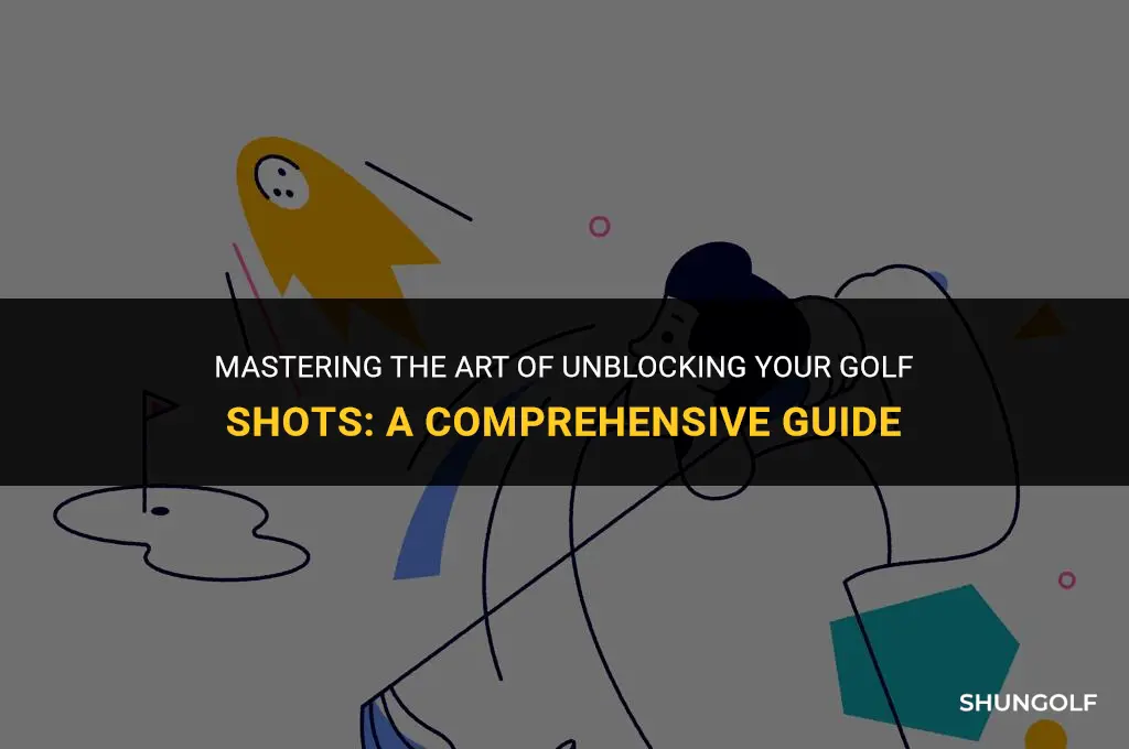 how to correct blocking shot in golf