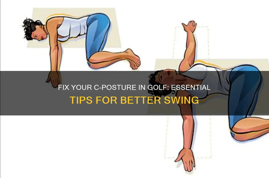 how to correct c posture in golf
