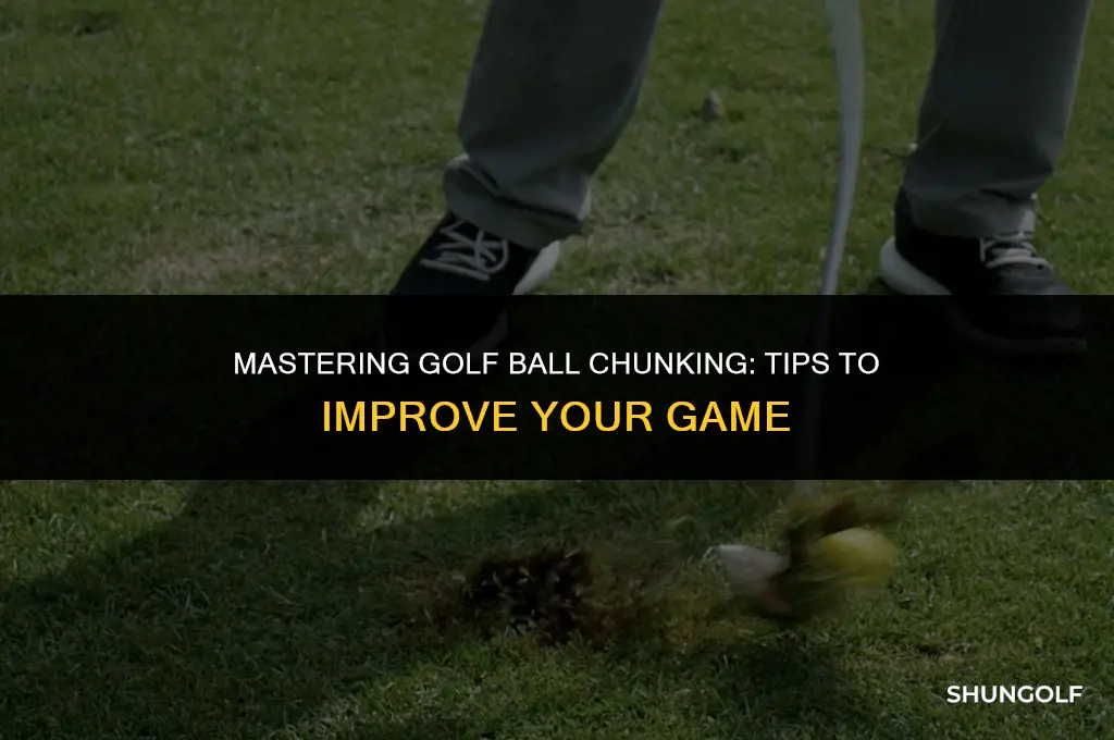 how to correct chunking the golf ball