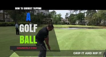 Mastering the Art of Topping a Golf Ball: Tips and Tricks