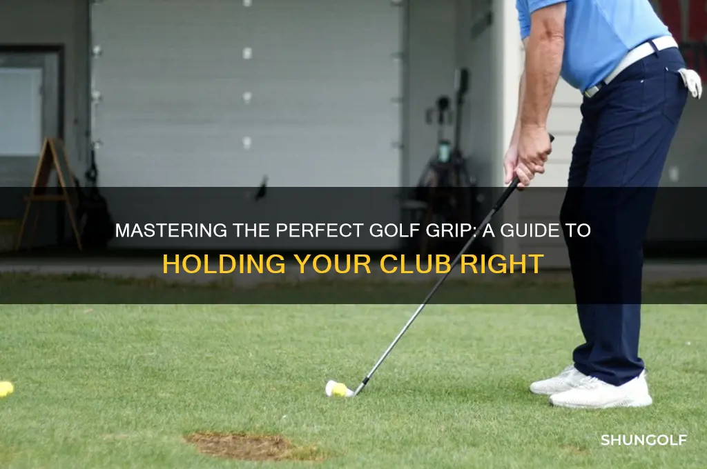 how to correctly hold a golf club