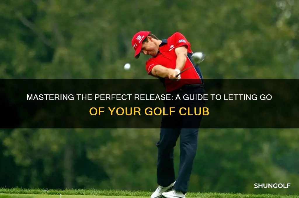 how to correctly release the golf club
