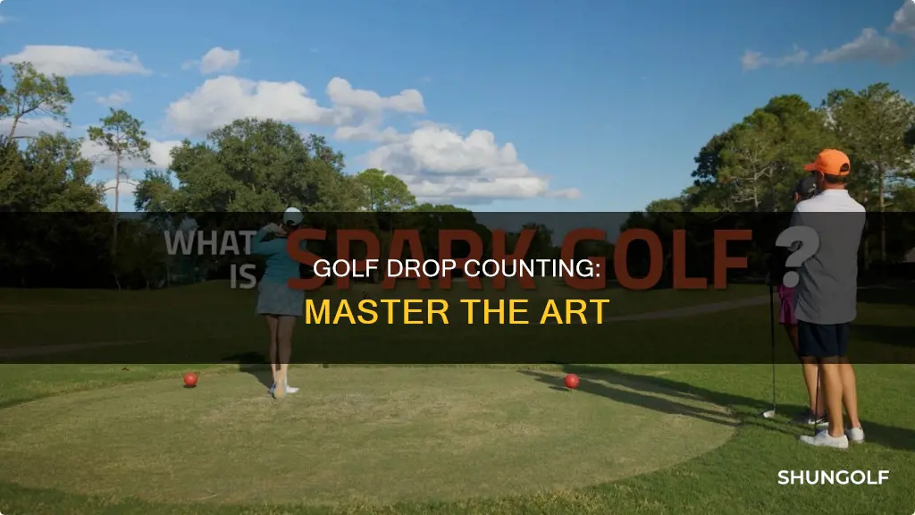how to count drops in golf