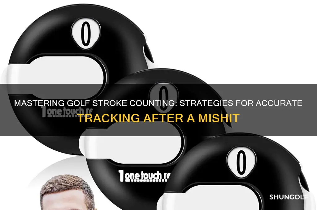 how to count golf strokes when you hit out