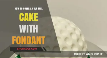 Crafting Perfection: A Step-by-Step Guide to Fondant-Covered Golf Ball Cakes