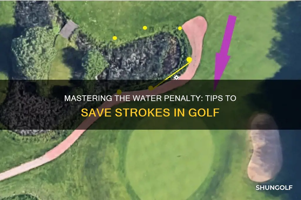 how to coynt a water penelty in golf