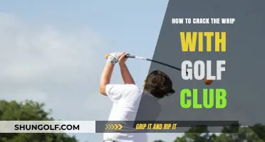 Mastering the Whip Crack: A Golfer's Guide to Precision and Power